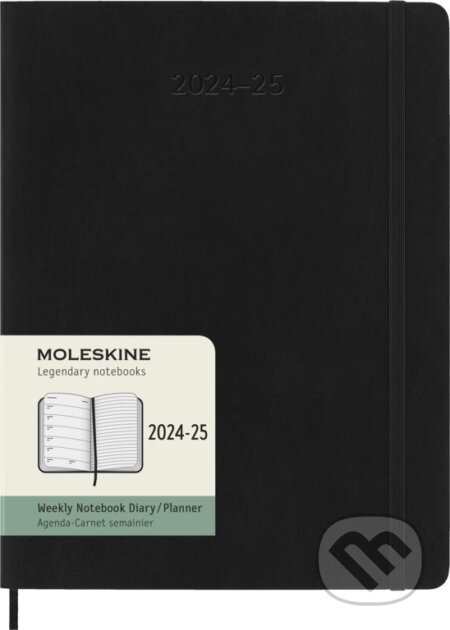 Moleskine – 18-mesačný plánovací diár 2024/2025 - čierny, Moleskine, 2024