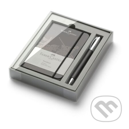 Guľôčkové pero Faber-Castell Ambition Precious Resin - darčeková kazeta so zápisníkom