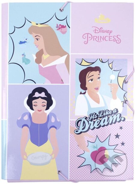 A4 zložka na zošity Disney: Princezná
