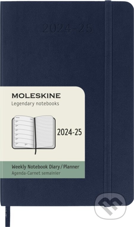 Moleskine – 18-mesačný plánovací diár 2024/2025 - modrý, Moleskine, 2024