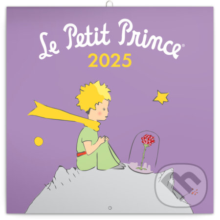 Poznámkový nástěnný kalendář Le petit prince 2025, Notique, 2024