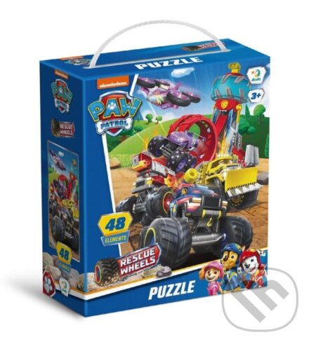 Labková patrola: Na plný plyn - puzzle z kategorie 15 - 60 dílků