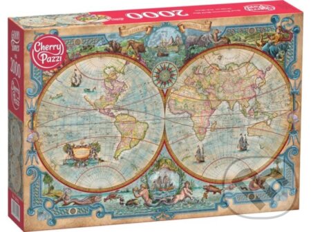 Mapa sveta - puzzle z kategorie 60 - 300 dílků