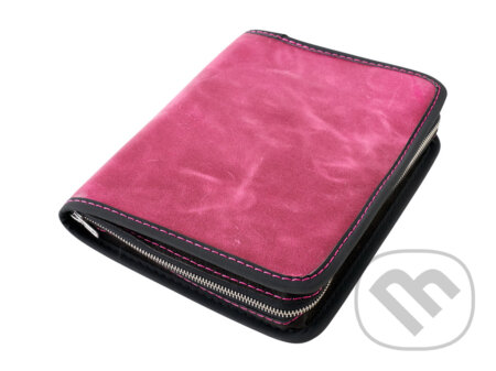 Obal se zipem XL PU Růžový
