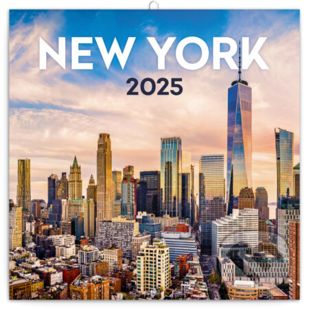 Nástenný poznámkový kalendár New York 2025 - Notique