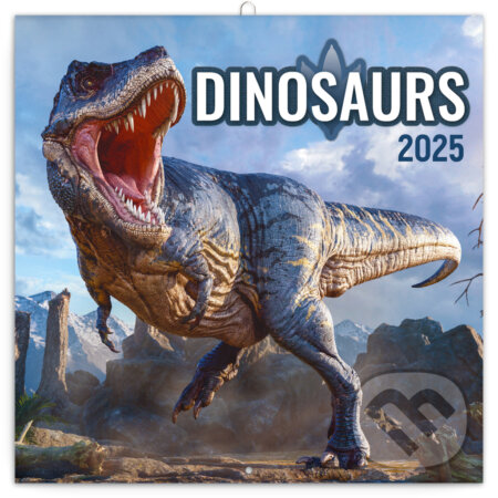 Nástenný poznámkový kalendár Dinosaurs 2025 - Notique