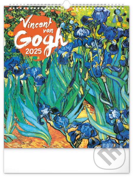 Nástenný kalendár Vincent van Gogh 2025, 30 × 34 cm, Notique, 2024