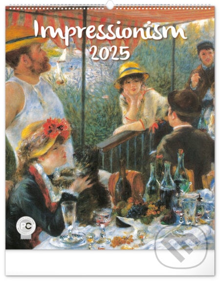 Nástenný kalendár Impressionism 2025, Notique, 2024