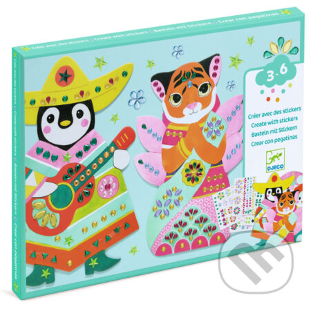 Tvorenie so samolepkami: Kamienky