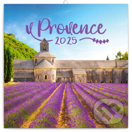 Nástenný poznámkový kalendár Provence 2025, Notique, 2024