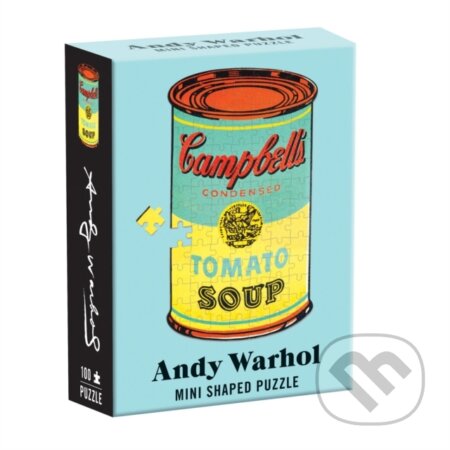 Andy Warhol Mini Shaped Puzzle Campbell - l, Galison, 2019