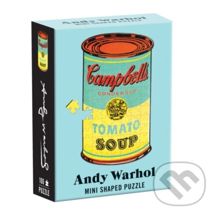 Kniha Andy Warhol Mini Shaped Puzzle Campbell
