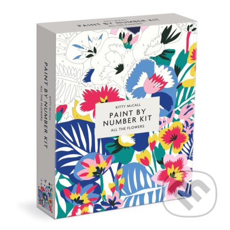 Kitty McCall All the Flowers Paint By Number Kit - Galison, Kitty McCall, Galison, 2022