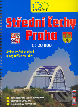 Střední Čechy a Praha 2006/2007 1:20 000, Žaket, 2006