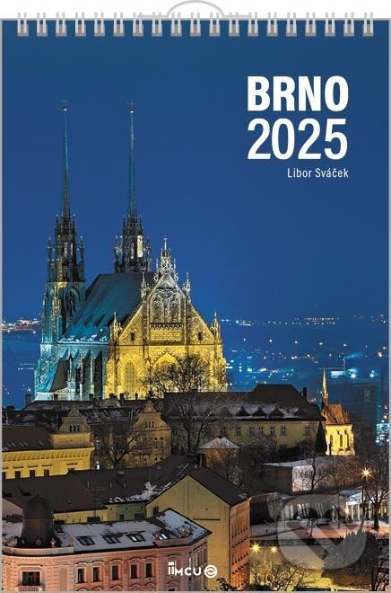 Kalendář 2025 Brno - nástěnný - Libor Sváček, MCU, 2024
