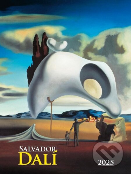 Kalendář 2025 Salvador Dalí, nástěnný, 42 x 56 cm, BB/art, 2024