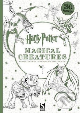 Harry Potter Magical Creatures (Postcard Colouring Book) - kniha z kategorie Omalovánky, vystřihovánky, papír