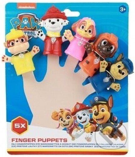 Bábika prstová 5ks Labková patrola