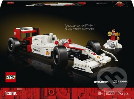 LEGO® Icons 10330 McLaren MP4/4 a Ayrton Senna, LEGO, 2024