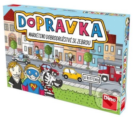 Dopravka (Markétino dobrodružství se zebrou) - hra z kategorie Vzdělávací hry