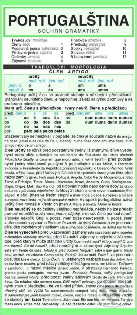 Portugalština - souhrn gramatiky - kniha z kategorie Učebnice a slovníky