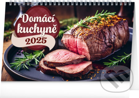 NOTIQUE Stolový kalendár Domáca kuchyňa 2025, 23,1 x 14,5 cm, Notique, 2024