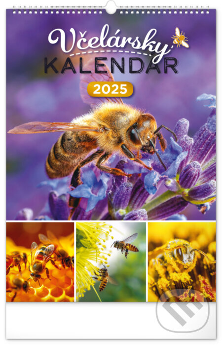NOTIQUE Nástenný Včelársky kalendár 2025, Notique, 2024