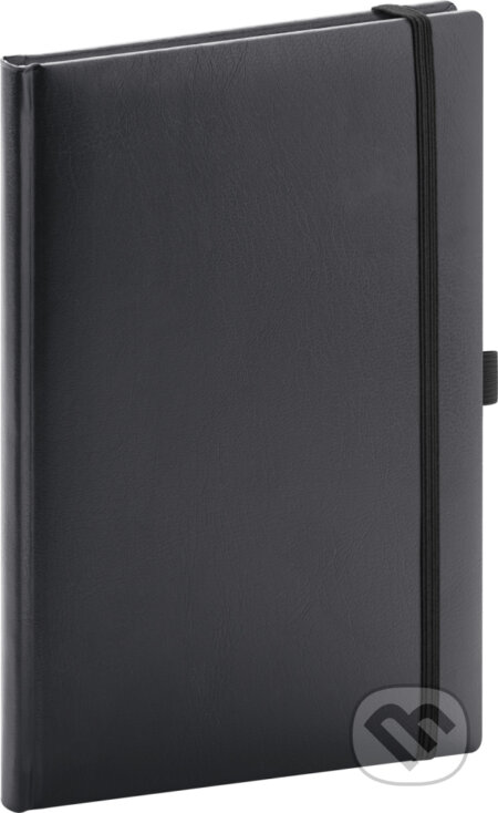NOTIQUE Notes Balacron, čierný, bodkovaný, 15 x 21 cm - Notique