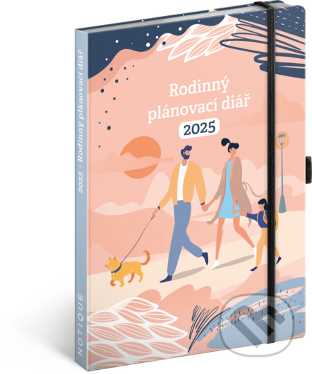 NOTIQUE Rodinný plánovací diár 2025, Notique, 2024