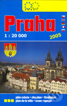 Praha - plán města, 1:20 000, Žaket, 2000