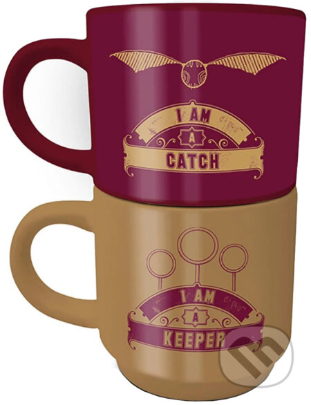 Keramické hrnčeky Harry Potter: Catch & Keeper set 2 ks, Harry Potter, 2022