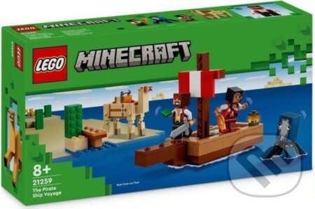 LEGO® Minecraft® 21259 Plavba na pirátskej lodi, LEGO, 2024