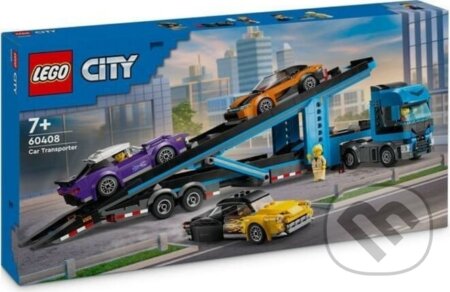 LEGO® City 60408 Kamión na prepravu áut so športiakmi, LEGO, 2024
