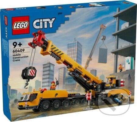 LEGO® City 60409 Žltý pojazdný stavebný žeriav, LEGO, 2024
