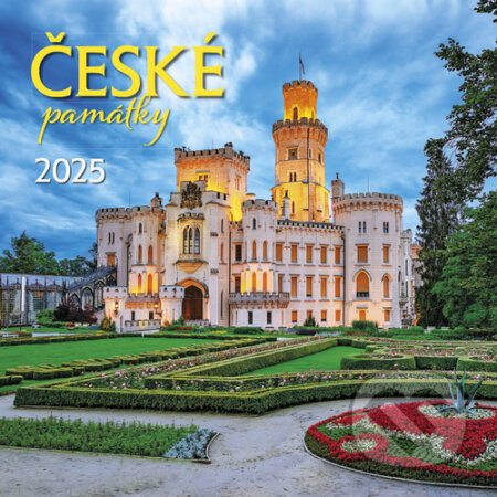 České památky 2025 - nástěnný kalendář, Spektrum grafik, 2024