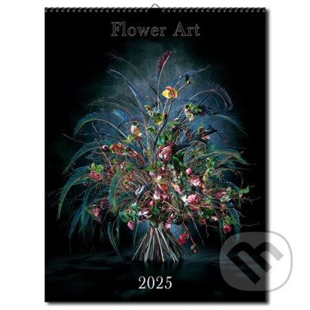 Nástenný kalendár Flower Art 2025 (univerzálne kalendárium)