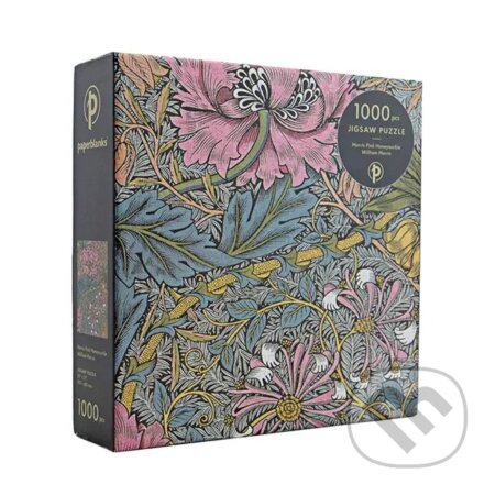 Paperblanks - puzzle Morris Pink Honeysuckle (1000 dielikov) - puzzle z kategorie 500 - 1000 dílků
