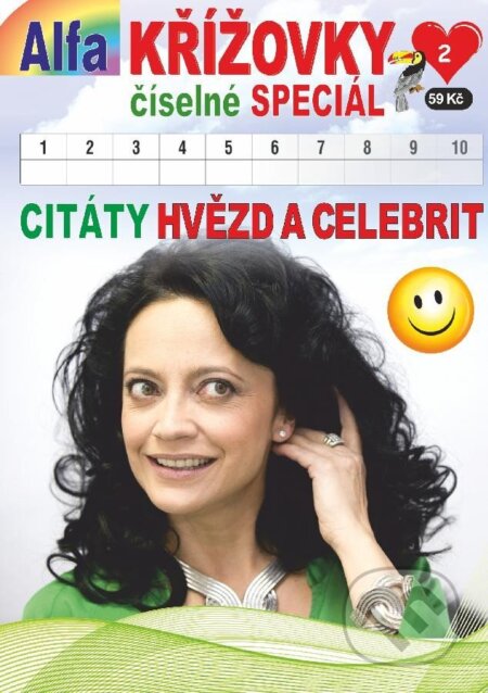 Kniha: Křížovky čísené speciál 2/2024 - Citáty celebrit (Alfasoft). Alfasoft, 2024