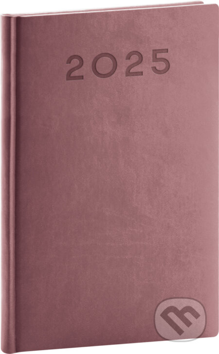 NOTIQUE Týždenný diár Aprint Neo 2025, ružový, Notique, 2024