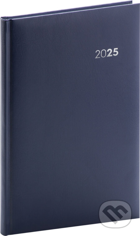 NOTIQUE Týždenný diár Balacron 2025 - tmavo modrý (Notique)