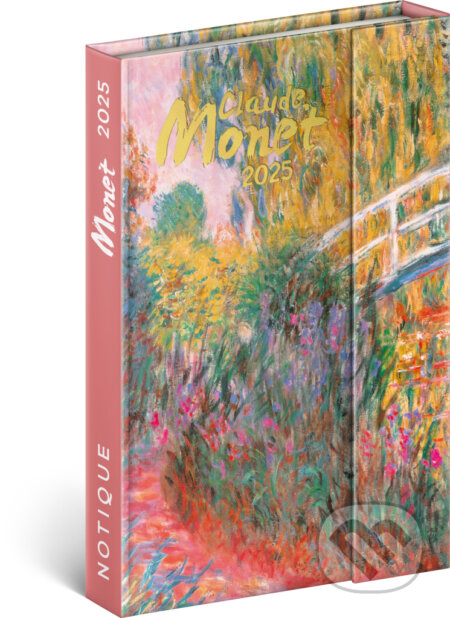 NOTIQUE Týždenný magnetický diár Claude Monet 2025, Notique, 2024
