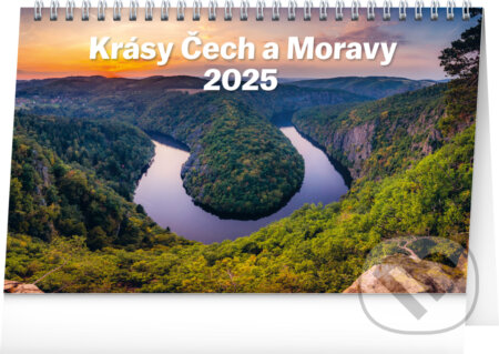NOTIQUE Stolní kalendář Krásy Čech a Moravy 2025, Notique, 2024