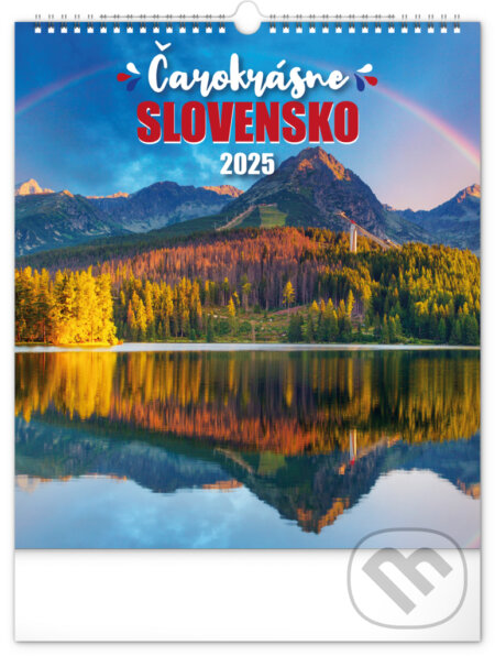 NOTIQUE Nástenný kalendár Čarokrásne Slovensko 2025, Notique, 2024