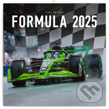 NOTIQUE Nástenný poznámkový kalendár Formula 2025 - Jiří Křenek, Notique, 2024