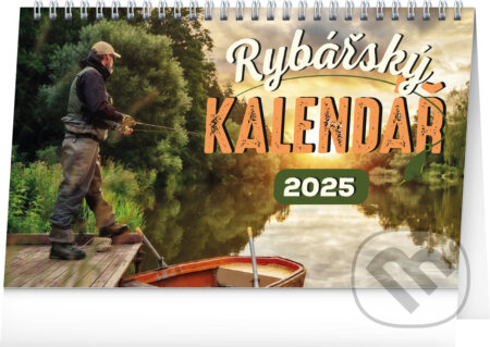 NOTIQUE Stolní Rybářský kalendář 2025, Notique, 2024