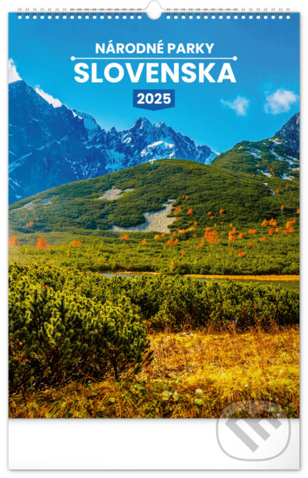 NOTIQUE Nástenný kalendár Národné parky Slovenska 2025, Notique, 2024