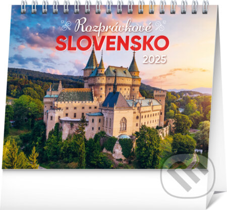 NOTIQUE Stolový kalendár Rozprávkové Slovensko 2025, Notique, 2024