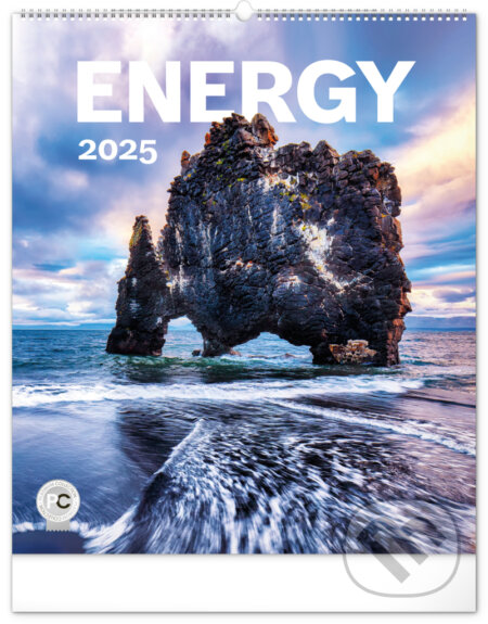 NOTIQUE Nástenný kalendár Energia 2025, Notique, 2024