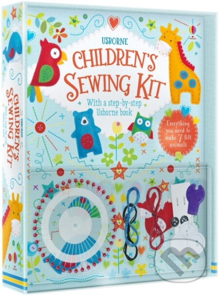 Children&#039;s Sewing Kit - Abigail Wheatley, Jessie Eckel (ilustrátor), Usborne, 2016
