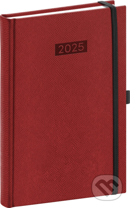 NOTIQUE Denný diár Diario 2025 (bordový), Notique, 2024